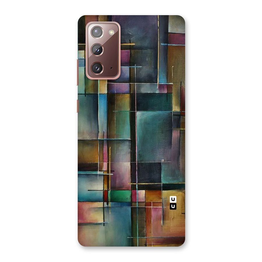 Dark Square Shapes Back Case for Galaxy Note 20