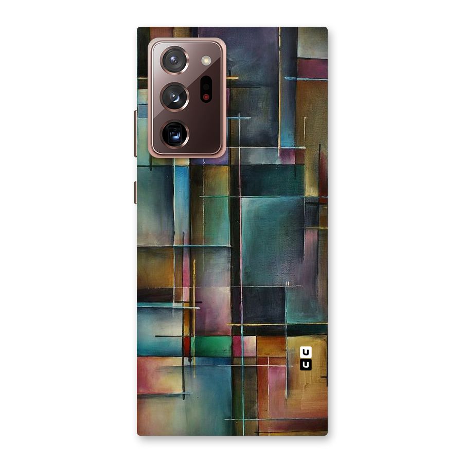 Dark Square Shapes Back Case for Galaxy Note 20 Ultra