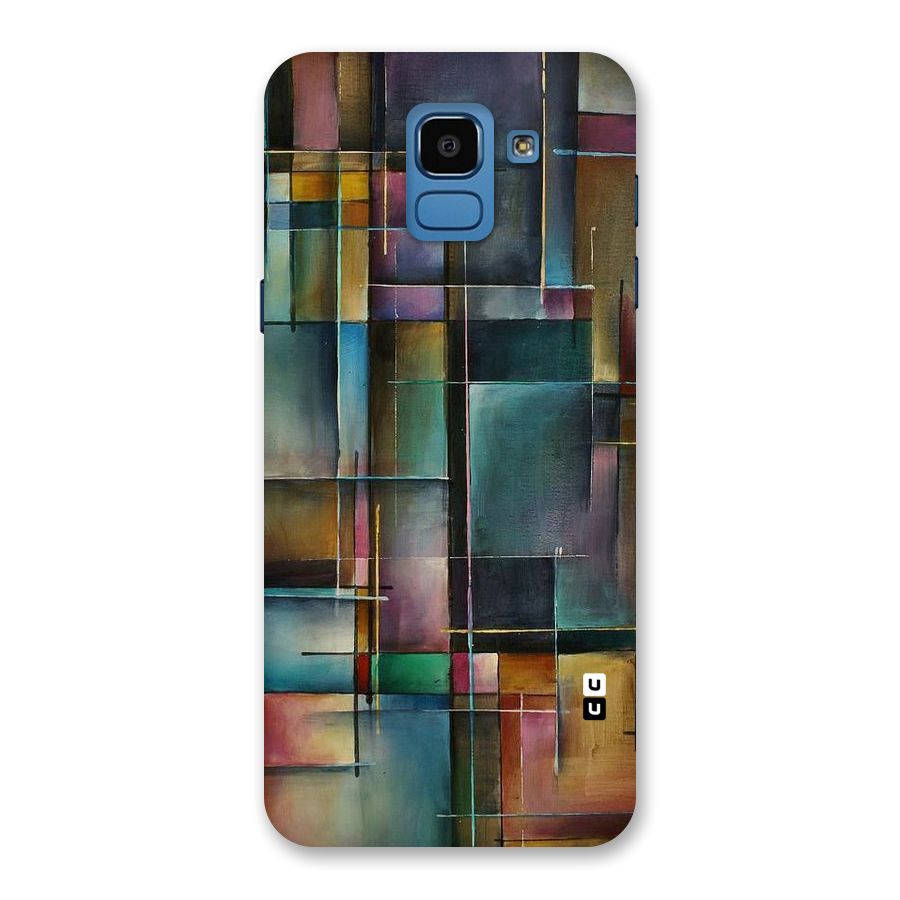 Dark Square Shapes Back Case for Galaxy On6