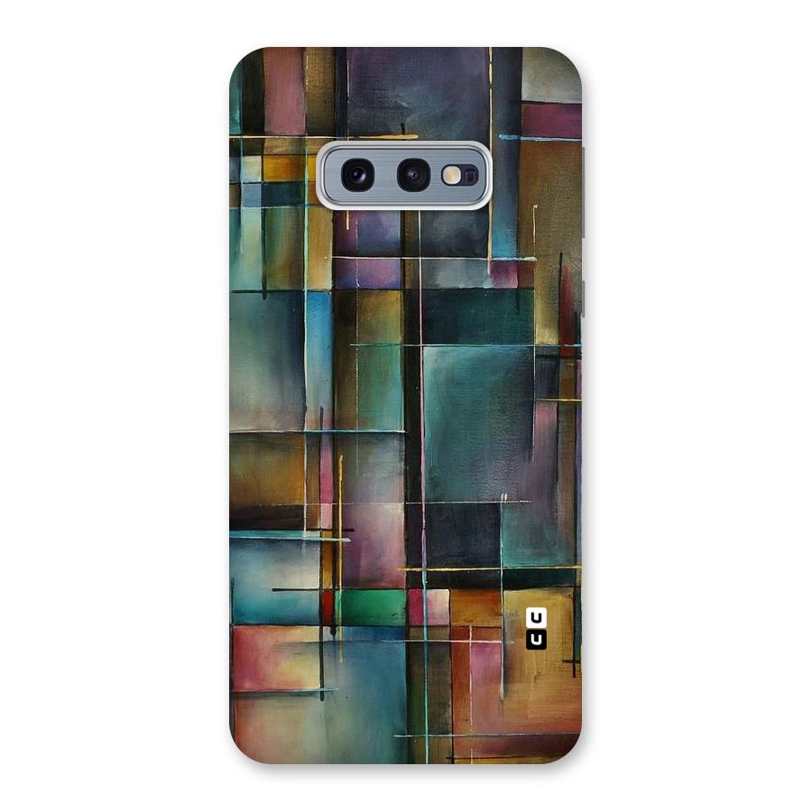 Dark Square Shapes Back Case for Galaxy S10e