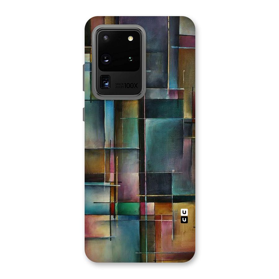 Dark Square Shapes Back Case for Galaxy S20 Ultra