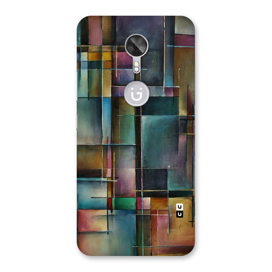 Dark Square Shapes Back Case for Gionee A1