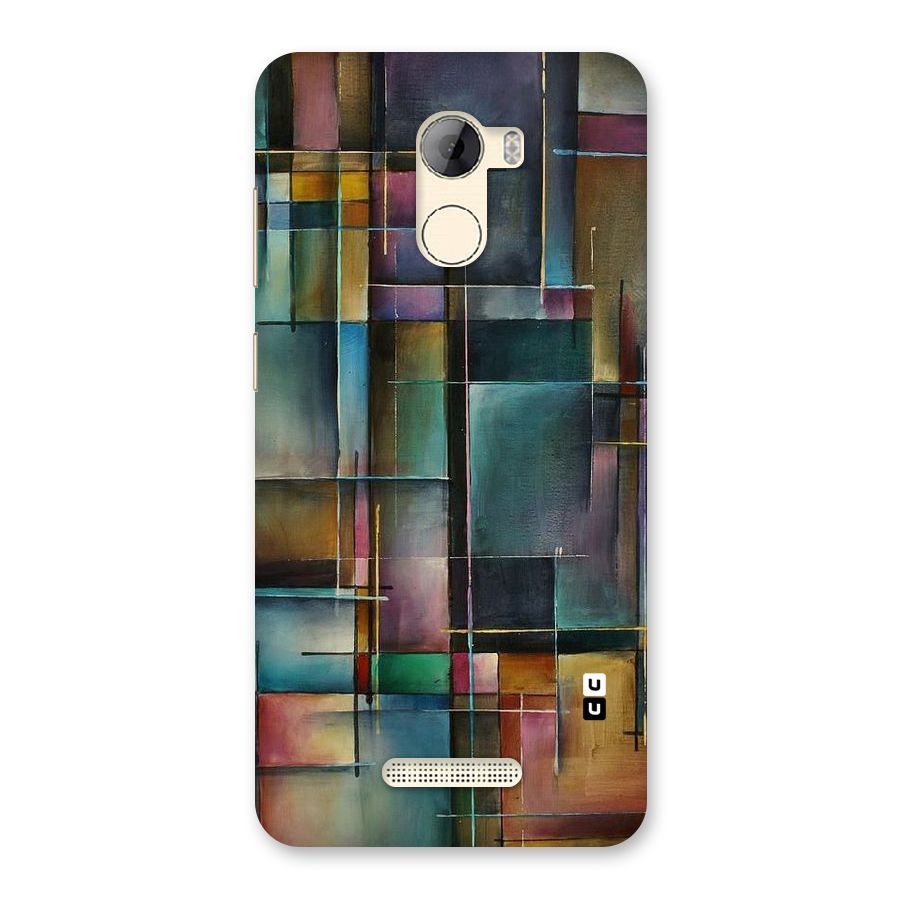 Dark Square Shapes Back Case for Gionee A1 LIte
