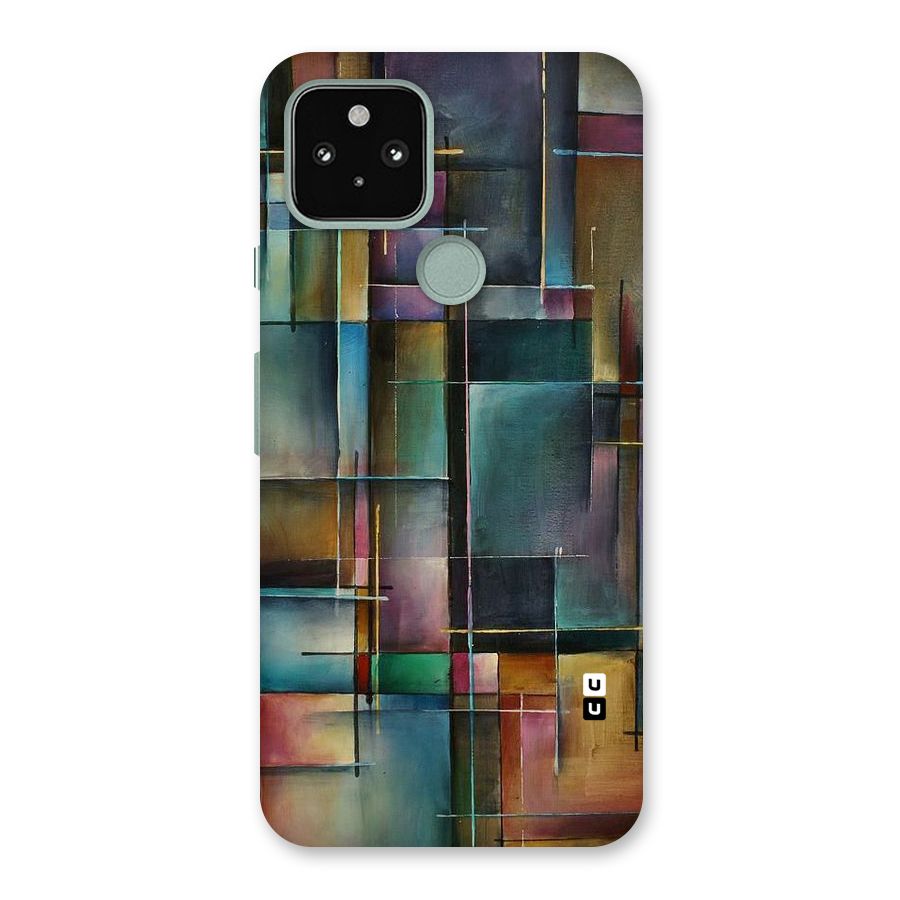 Dark Square Shapes Back Case for Google Pixel 5