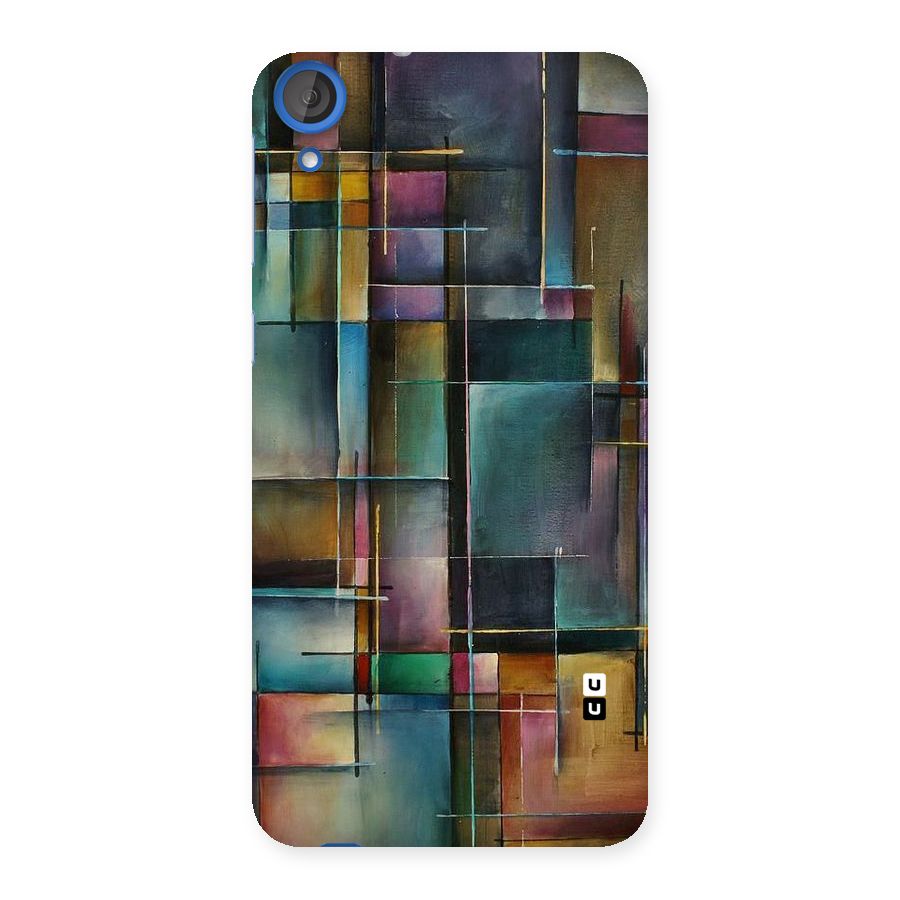 Dark Square Shapes Back Case for HTC Desire 820