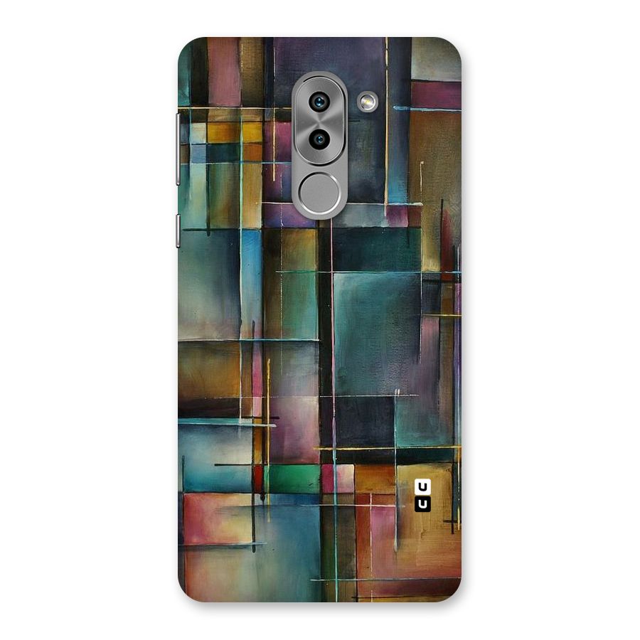 Dark Square Shapes Back Case for Honor 6X
