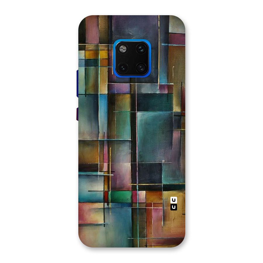 Dark Square Shapes Back Case for Huawei Mate 20 Pro