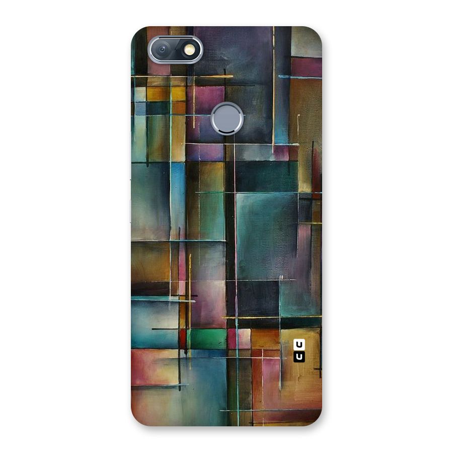 Dark Square Shapes Back Case for Infinix Note 5