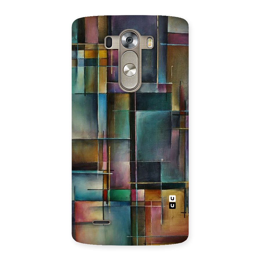 Dark Square Shapes Back Case for LG G3