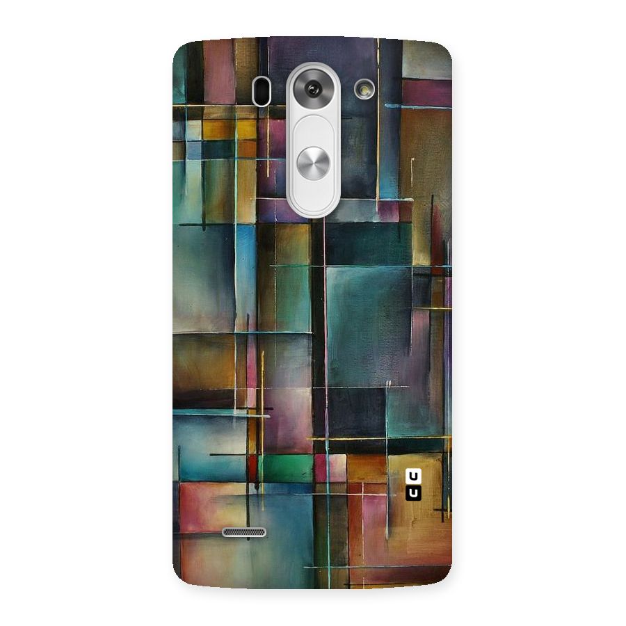 Dark Square Shapes Back Case for LG G3 Mini
