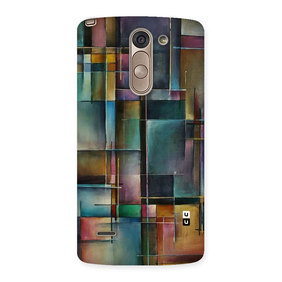 Dark Square Shapes Back Case for LG G3 Stylus