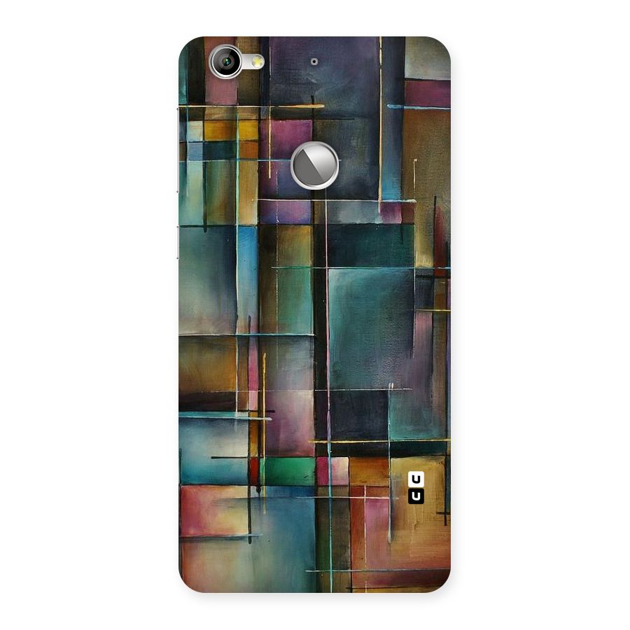 Dark Square Shapes Back Case for LeTV Le 1s