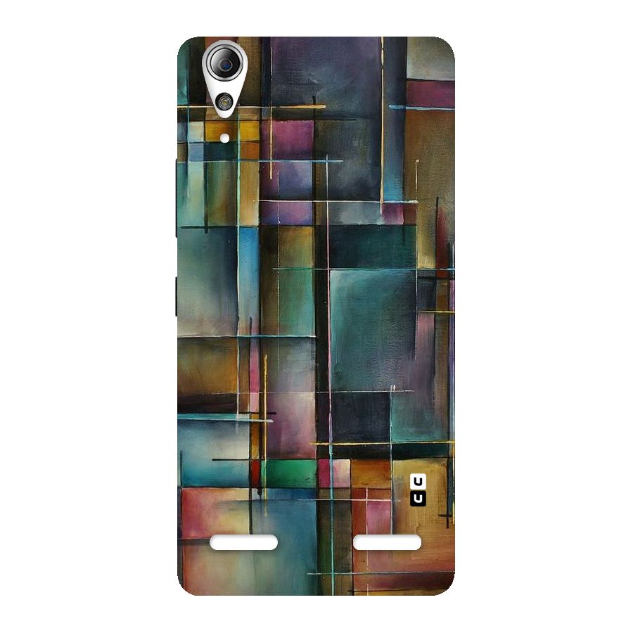 Dark Square Shapes Back Case for Lenovo A6000
