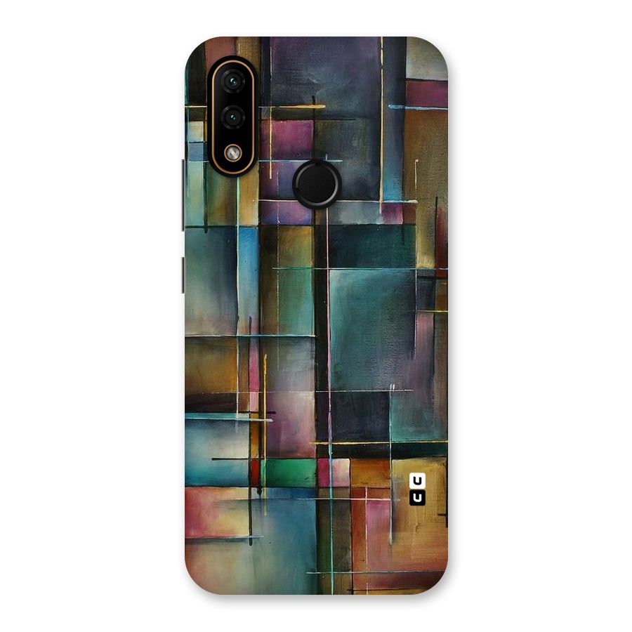 Dark Square Shapes Back Case for Lenovo A6 Note