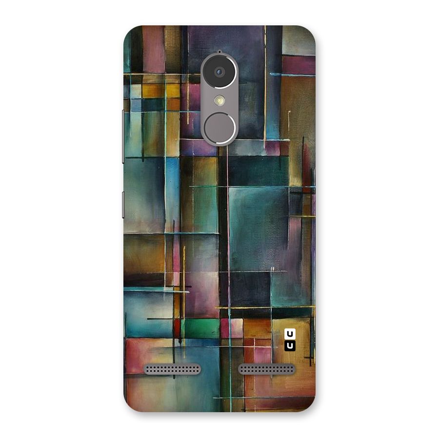 Dark Square Shapes Back Case for Lenovo K6