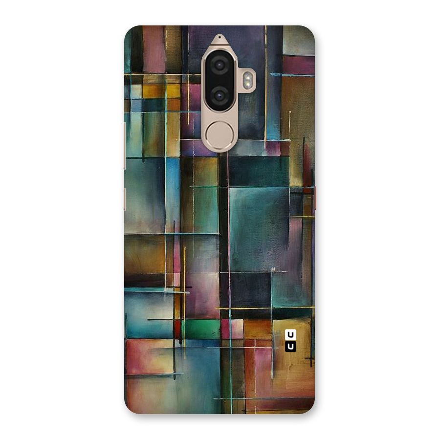 Dark Square Shapes Back Case for Lenovo K8 Note