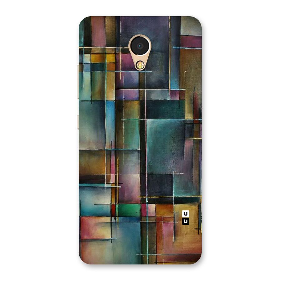 Dark Square Shapes Back Case for Lenovo P2
