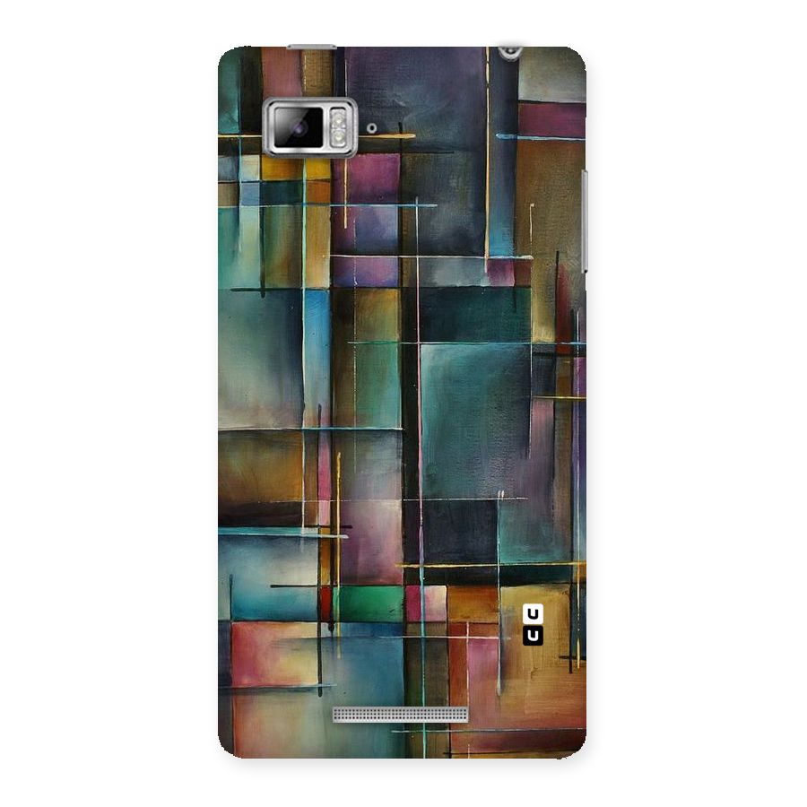 Dark Square Shapes Back Case for Lenovo Vibe Z K910