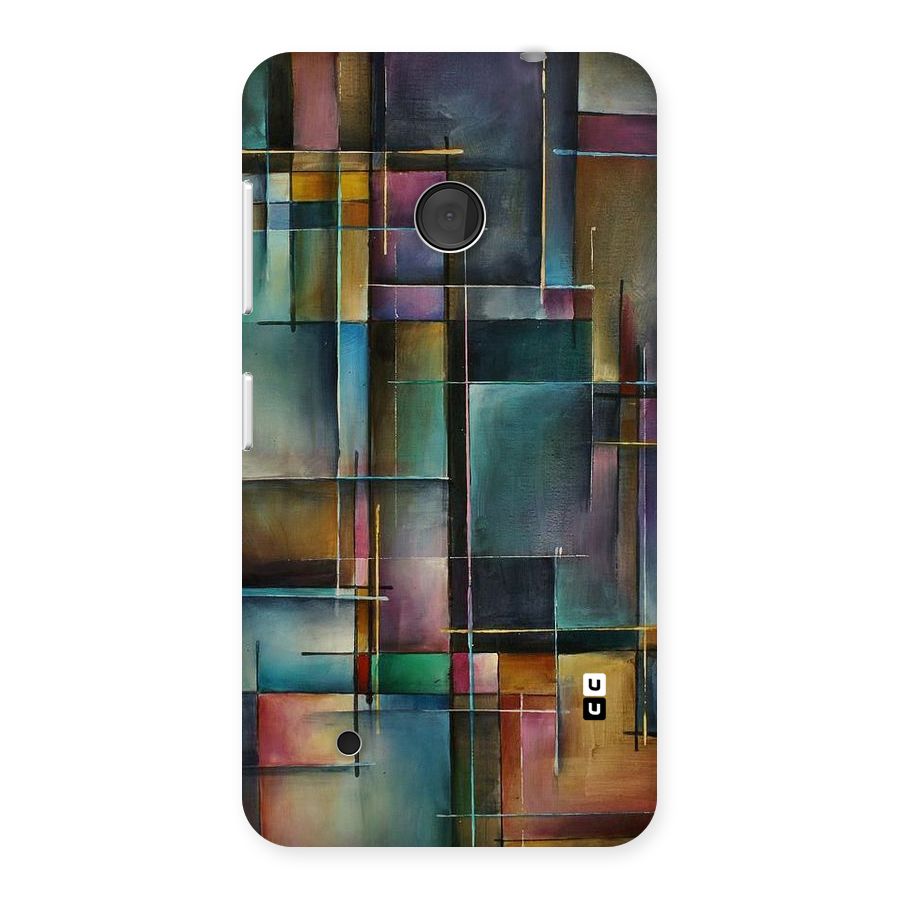 Dark Square Shapes Back Case for Lumia 530
