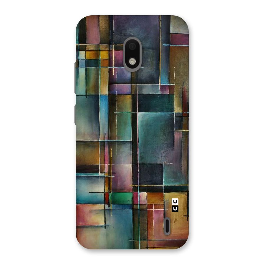 Dark Square Shapes Back Case for Nokia 2.2
