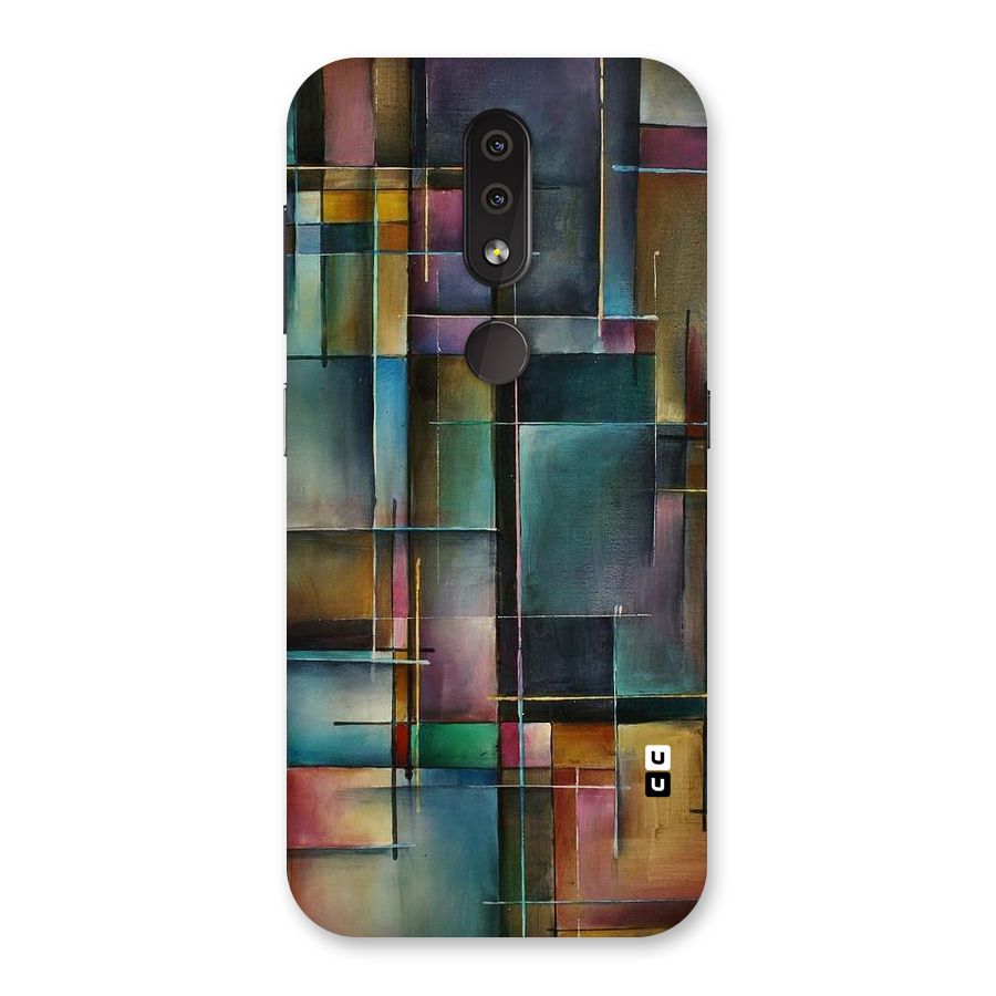 Dark Square Shapes Back Case for Nokia 4.2