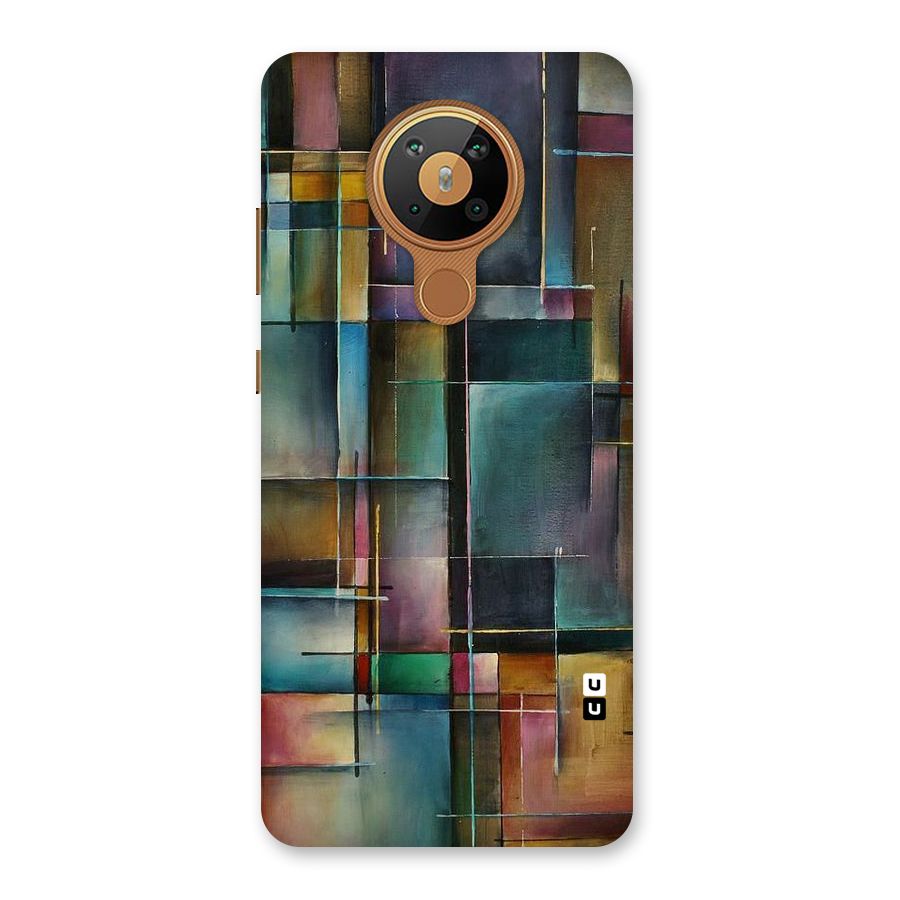Dark Square Shapes Back Case for Nokia 5.3