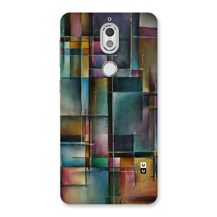 Dark Square Shapes Back Case for Nokia 7