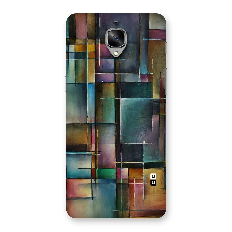 Dark Square Shapes Back Case for OnePlus 3