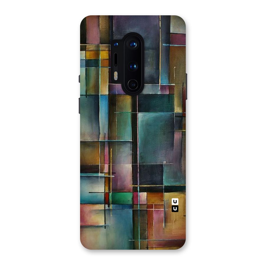 Dark Square Shapes Back Case for OnePlus 8 Pro