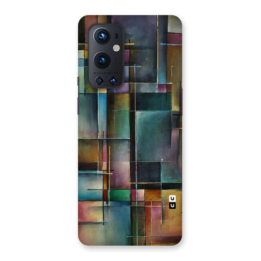 Dark Square Shapes Back Case for OnePlus 9 Pro