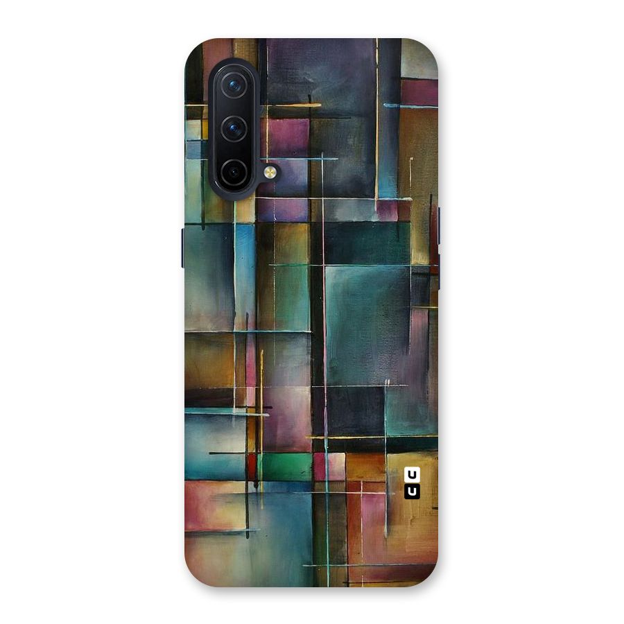 Dark Square Shapes Back Case for OnePlus Nord CE 5G