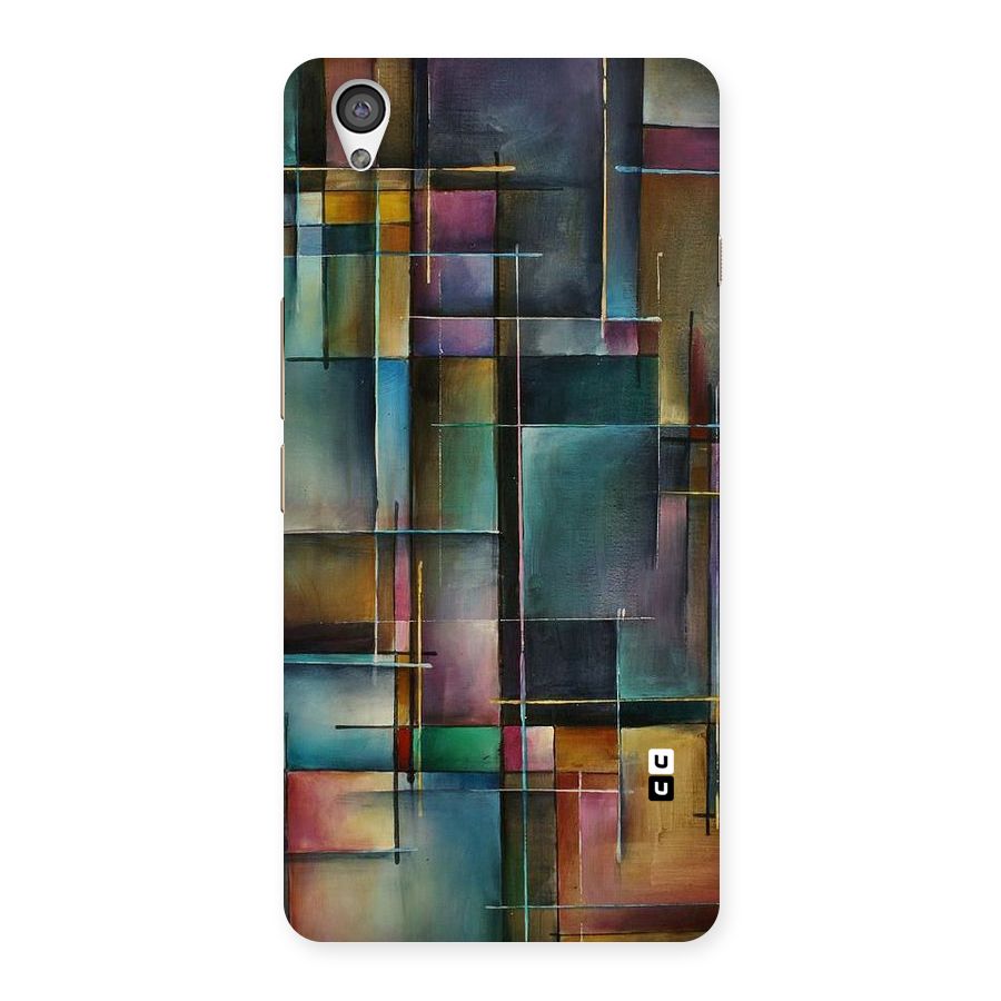 Dark Square Shapes Back Case for OnePlus X