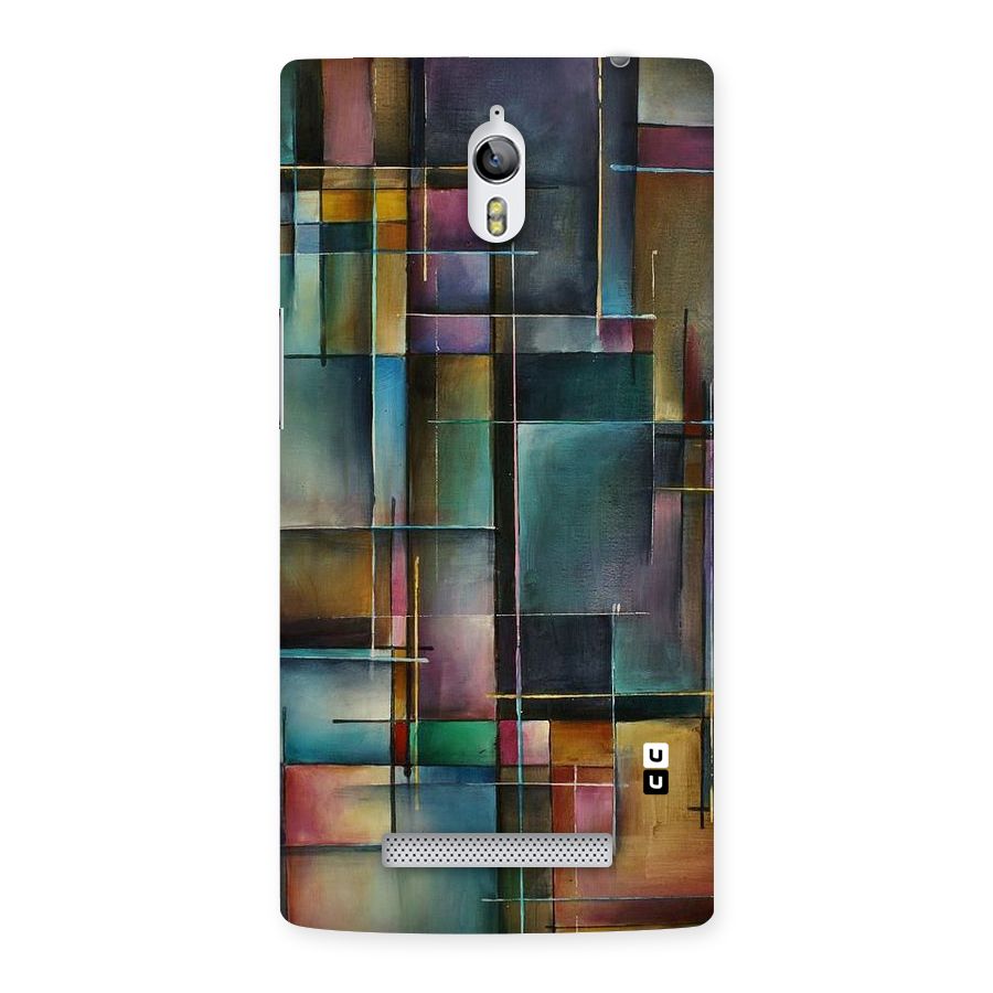 Dark Square Shapes Back Case for Oppo Find 7