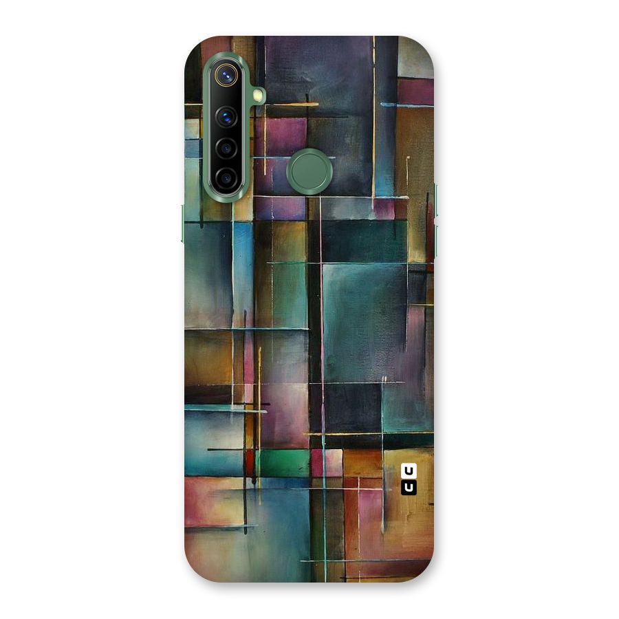 Dark Square Shapes Back Case for Realme Narzo 10