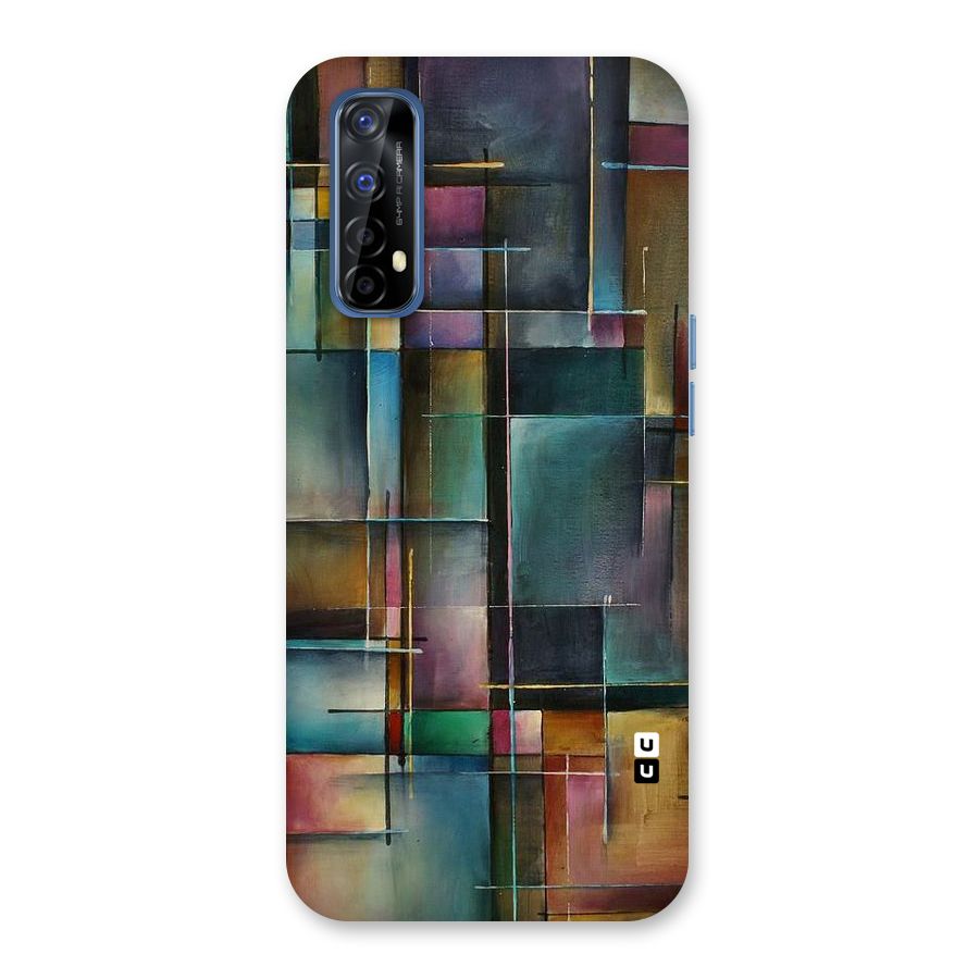 Dark Square Shapes Back Case for Realme Narzo 20 Pro
