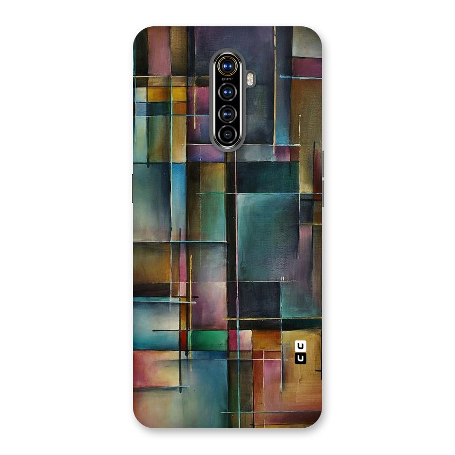 Dark Square Shapes Back Case for Realme X2 Pro