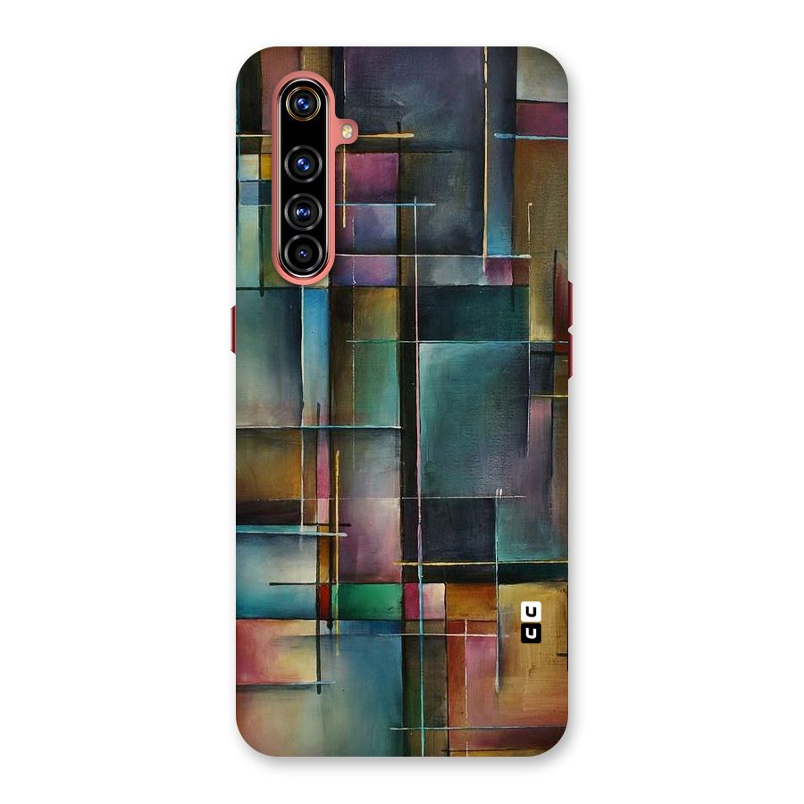 Dark Square Shapes Back Case for Realme X50 Pro