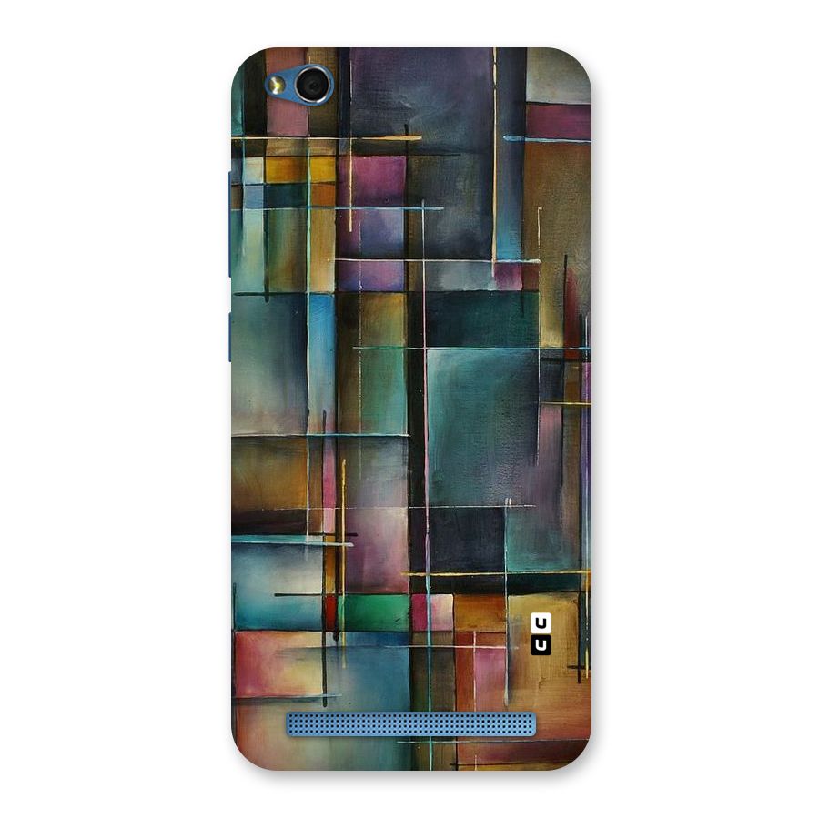Dark Square Shapes Back Case for Redmi 5A