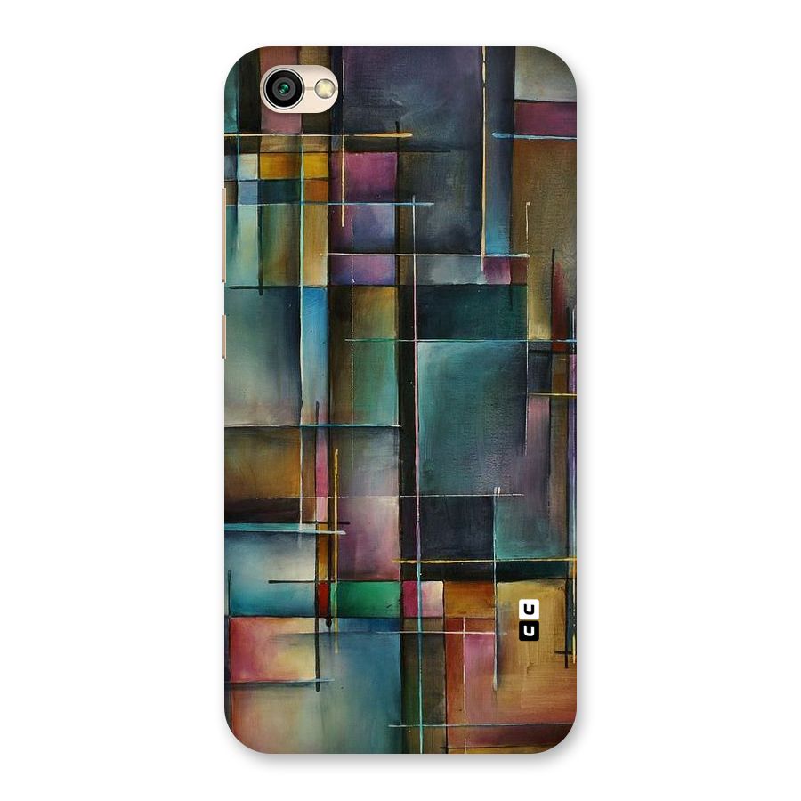 Dark Square Shapes Back Case for Redmi Y1 Lite