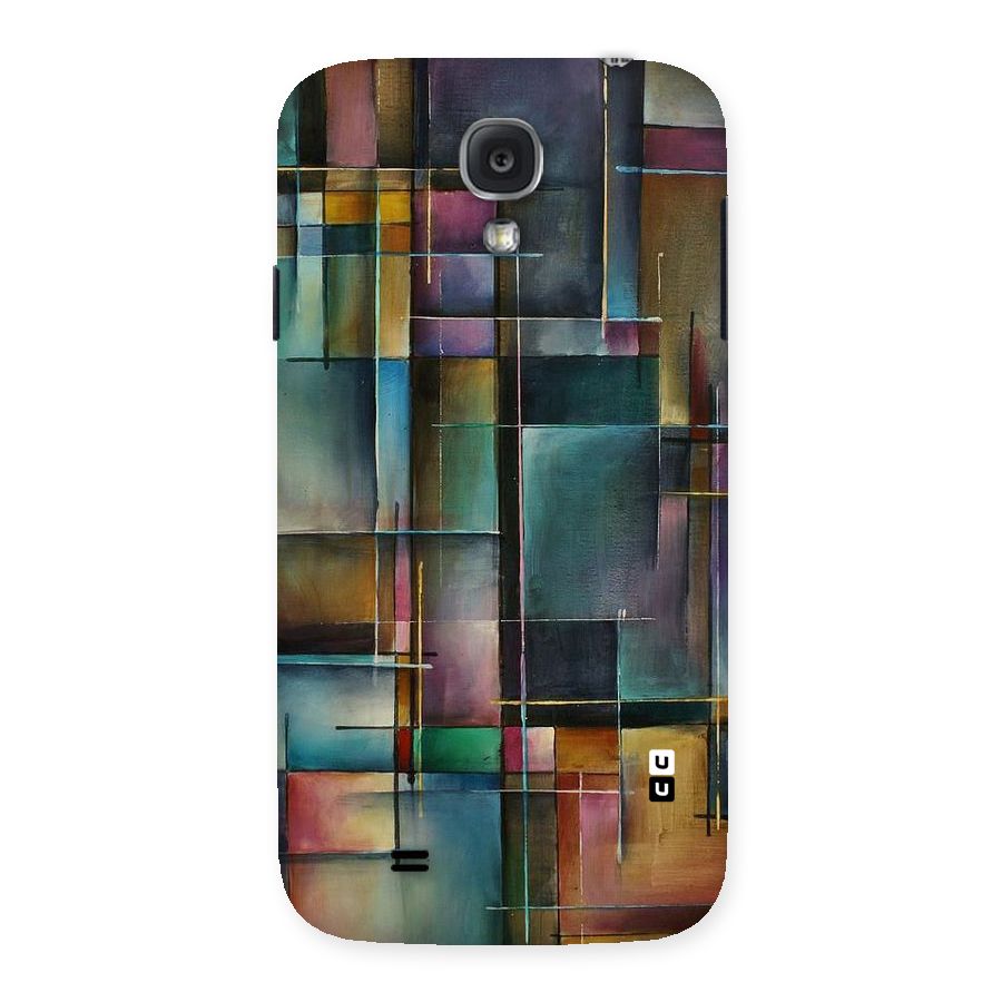 Dark Square Shapes Back Case for Samsung Galaxy S4
