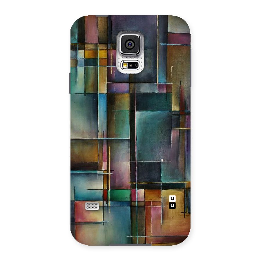 Dark Square Shapes Back Case for Samsung Galaxy S5