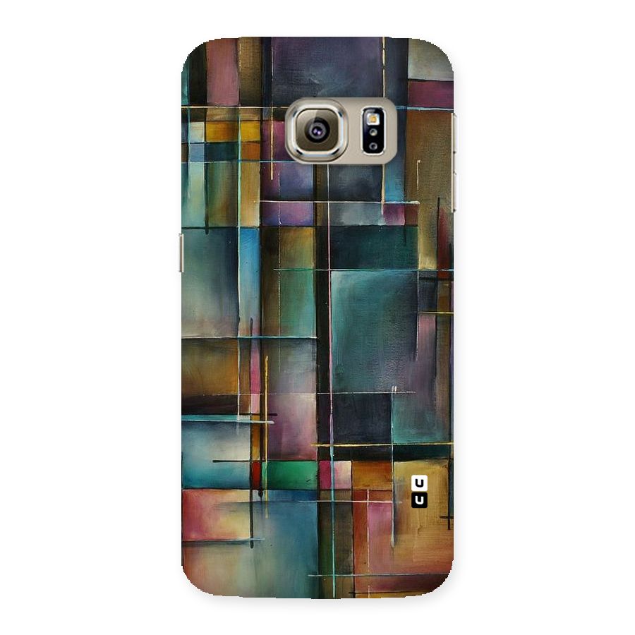 Dark Square Shapes Back Case for Samsung Galaxy S6 Edge