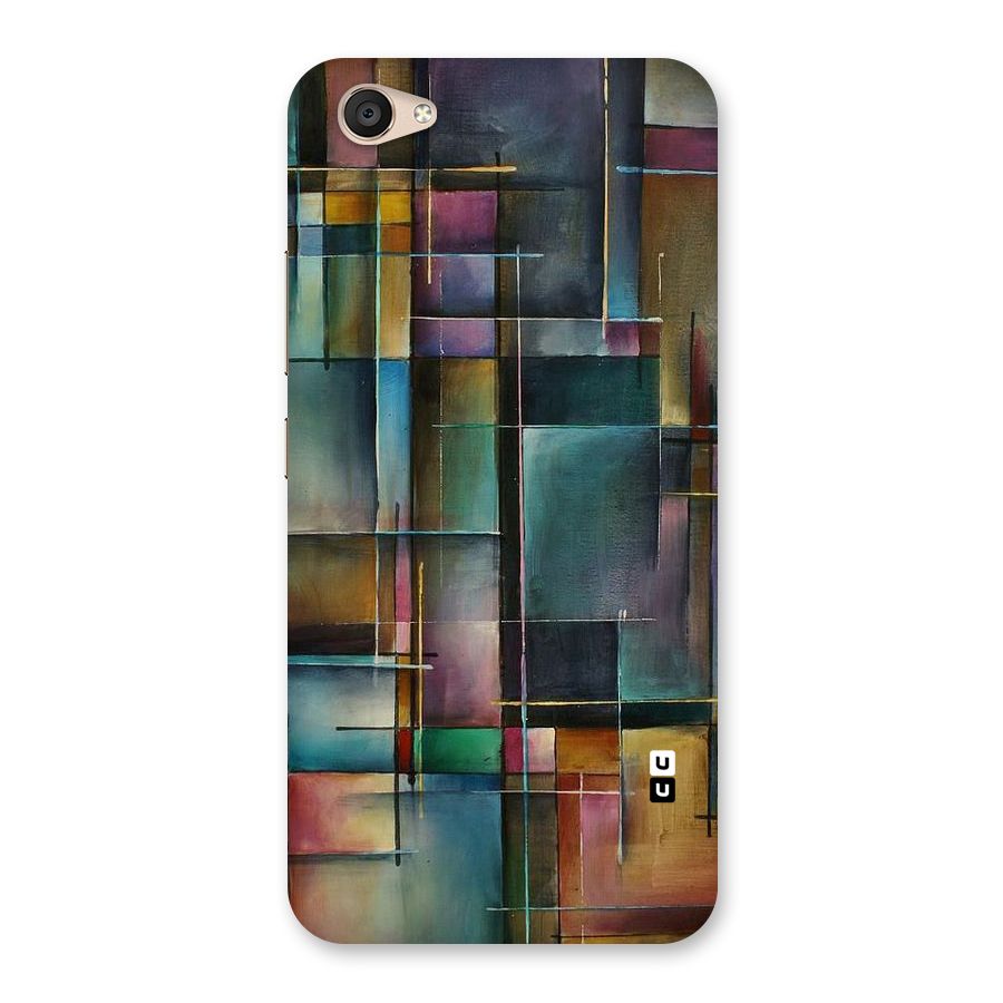 Dark Square Shapes Back Case for Vivo V5 Plus