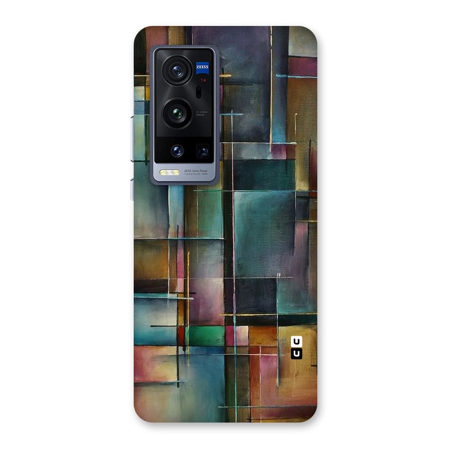 Dark Square Shapes Back Case for Vivo X60 Pro Plus
