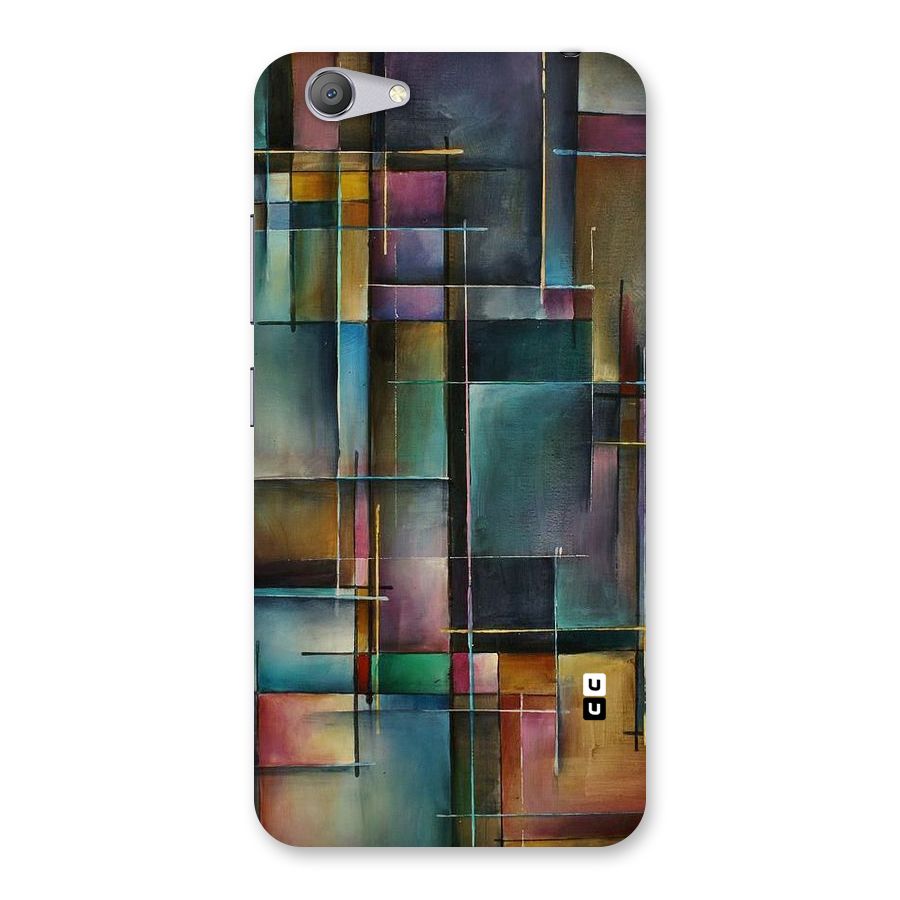 Dark Square Shapes Back Case for Vivo Y53