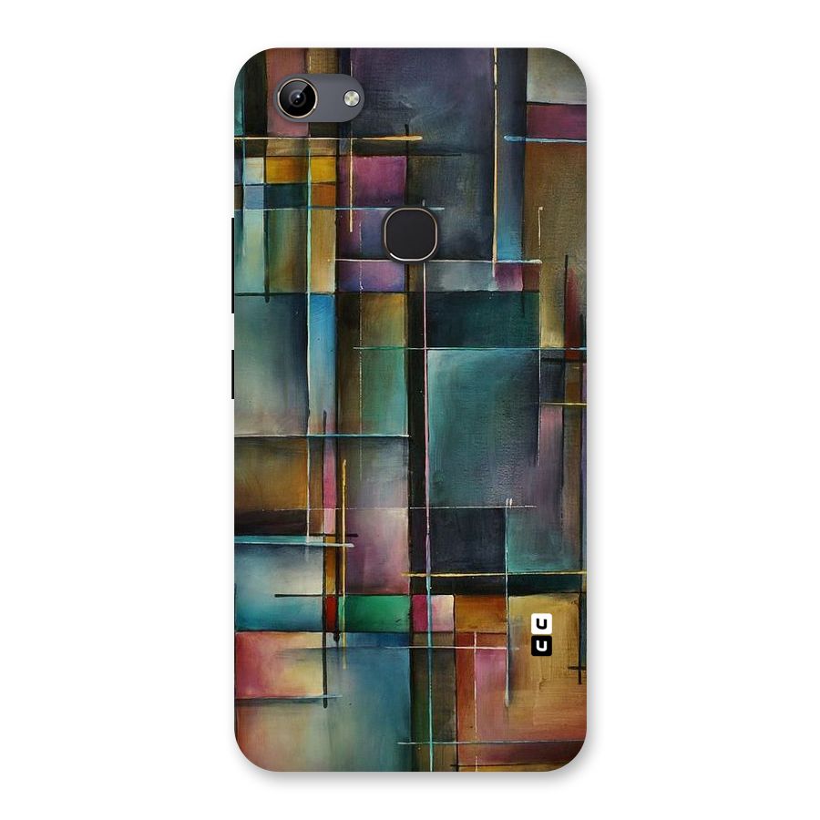 Dark Square Shapes Back Case for Vivo Y81