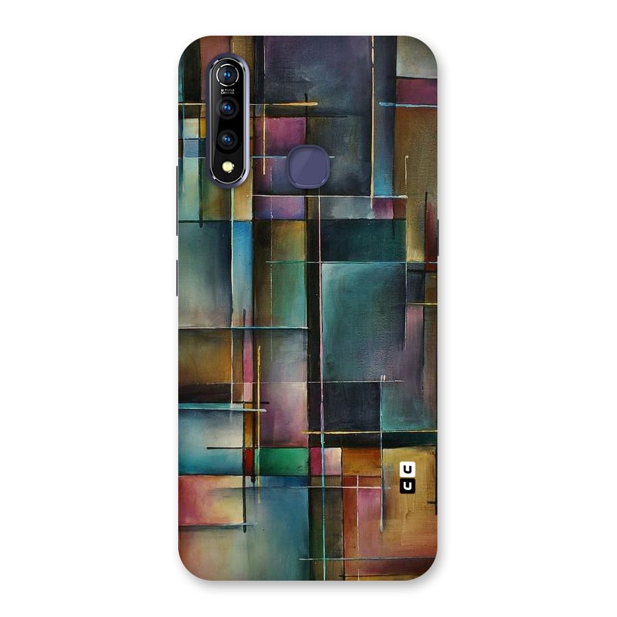 Dark Square Shapes Back Case for Vivo Z1 Pro