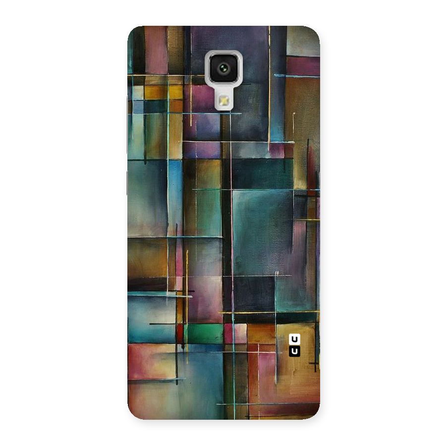 Dark Square Shapes Back Case for Xiaomi Mi 4