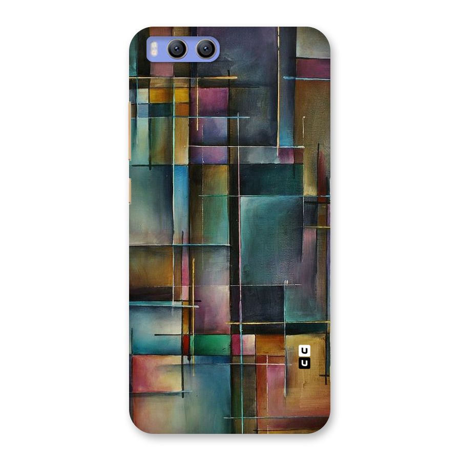 Dark Square Shapes Back Case for Xiaomi Mi 6