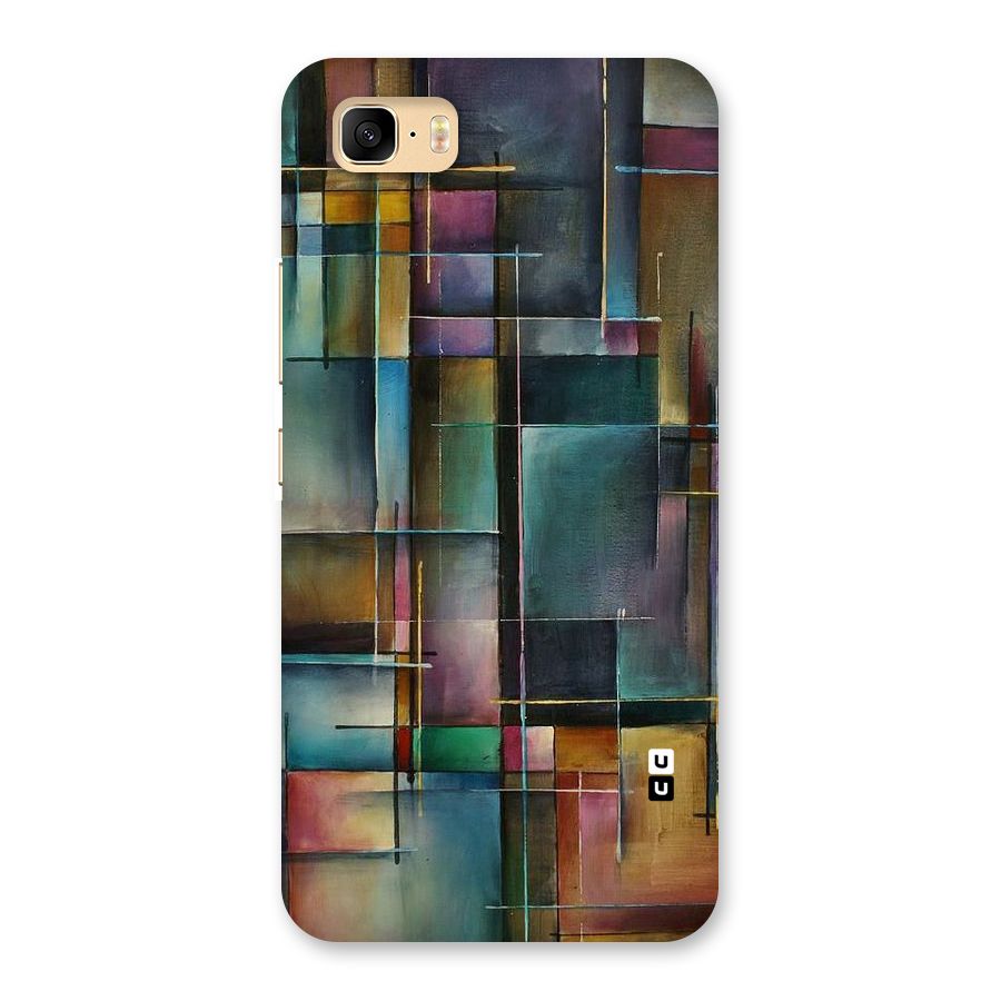 Dark Square Shapes Back Case for Zenfone 3s Max